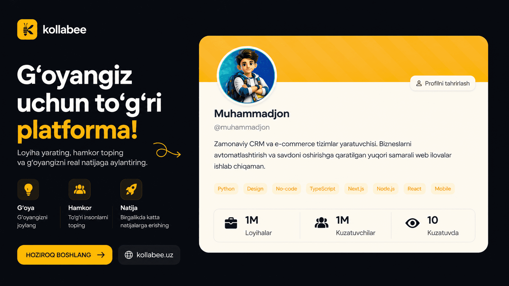 Kollabee - @Muhammadjon