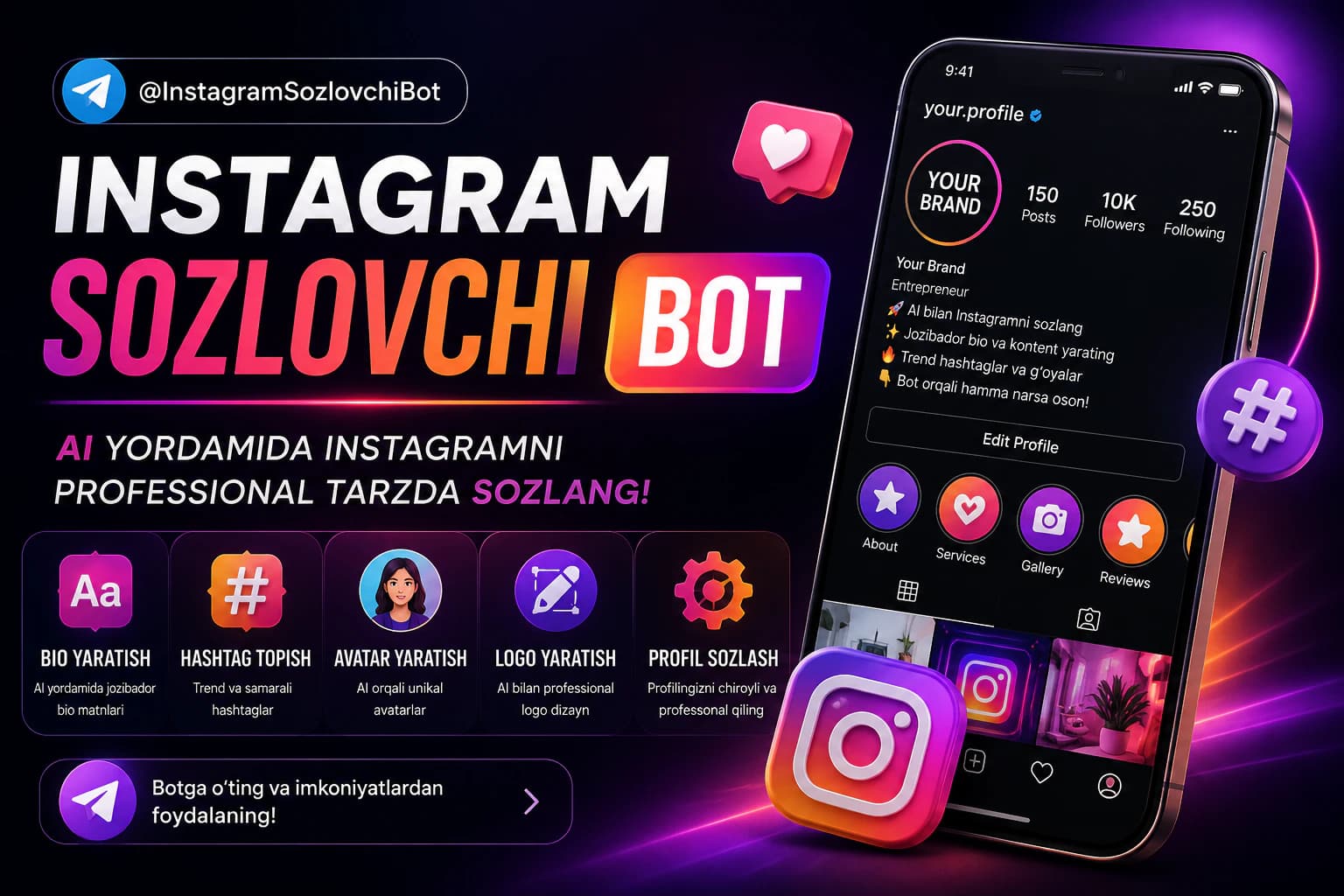 Instagram Setting Bot